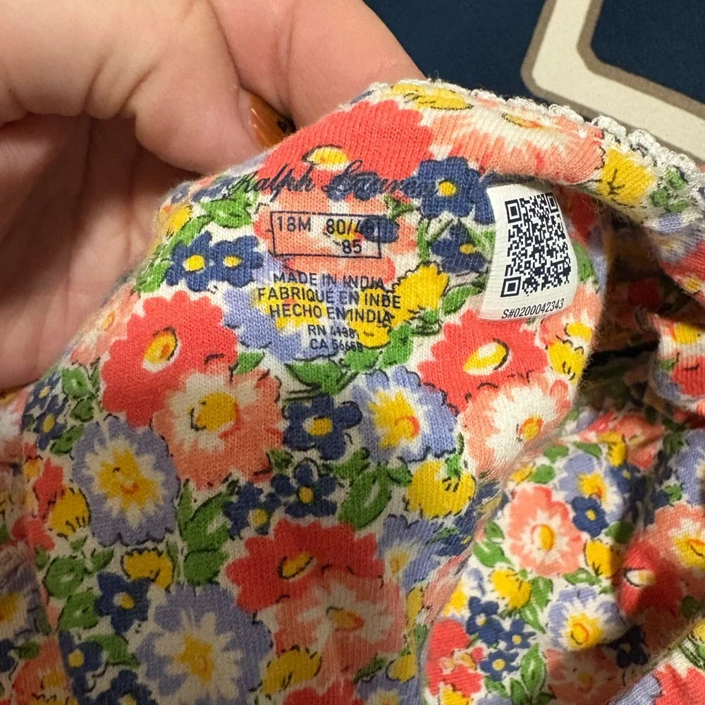 Ralph Lauren Vibrant Floral Print Outfit - Picture 3 of 3